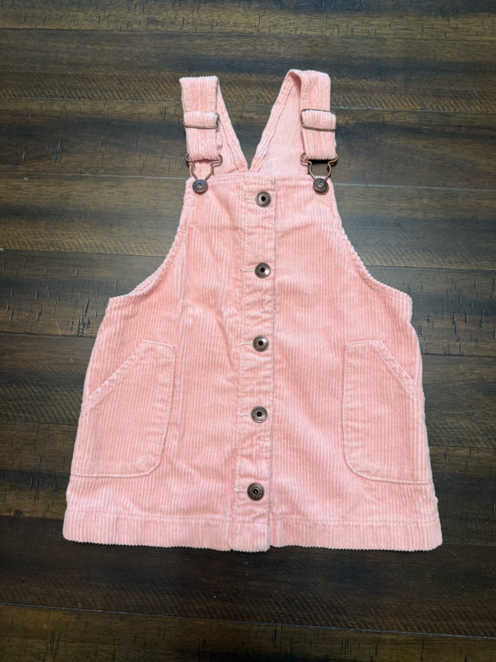 OshKosh B'gosh Light Pink Corduroy Overall Dress